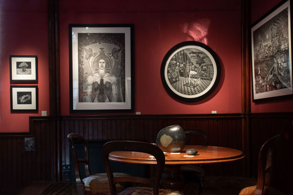 Ade Adesina in Kilmorack Gallery - New Leaves exhibition