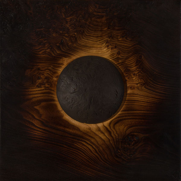 Duke Christie Dark Star, 2020 ash and burr elm 39cm x 39cm
