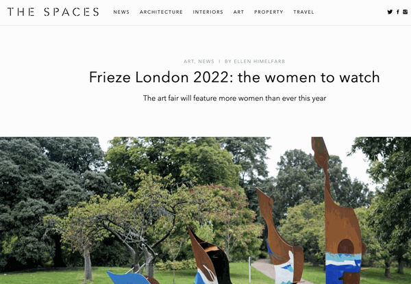 Frieze London 2022: the women to watch