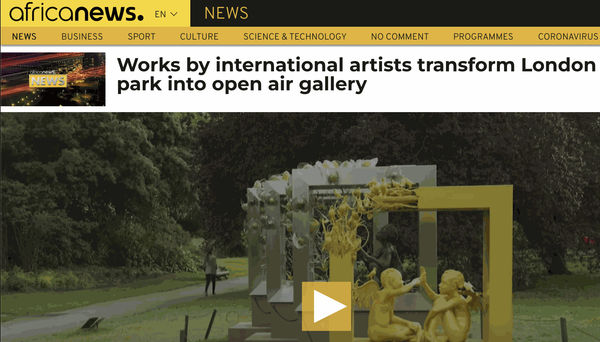 Works by international artists transform London park into open air gallery
