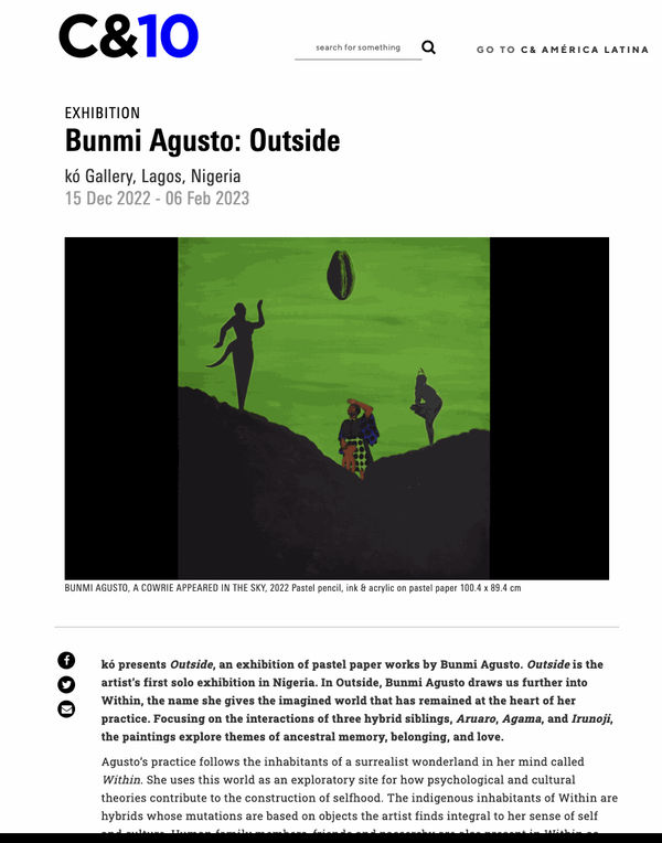 Bunmi Agusto: Outside