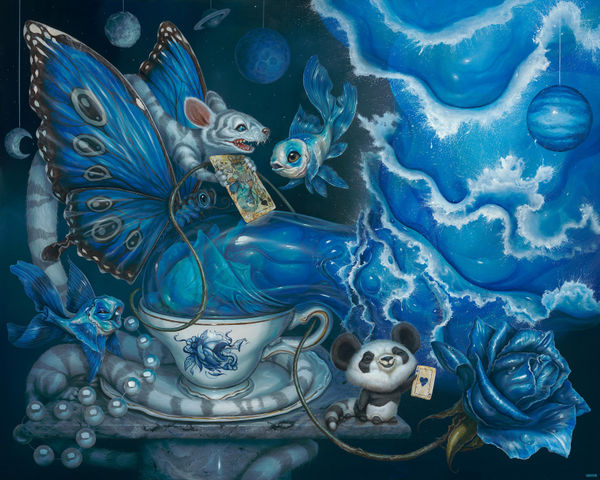 Greg Craola Simkins, Is This Your Card?, 2021