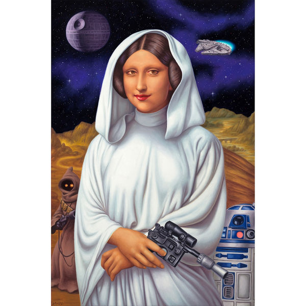 Alex Gross, Mona Leia, SOLD, 2022