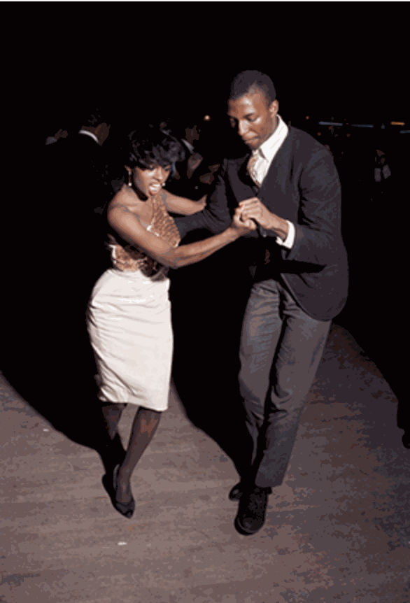 Henri Dauman, Dancing couple, Harlem, NYC 1960