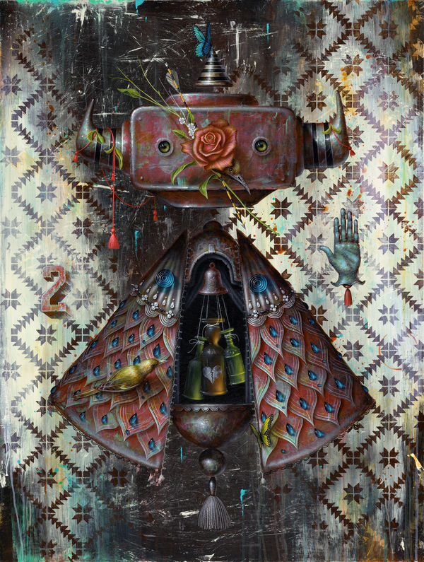 Johnny KMNDZ Rodriguez, Sanctuary Bells, SOLD (click for details), 2021