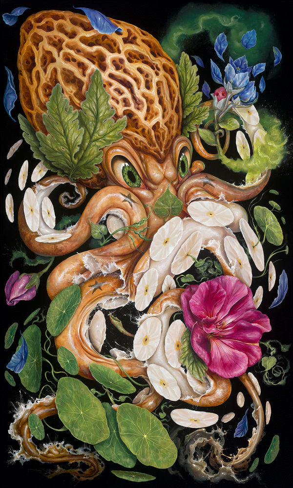 Greg Craola Simkins, The Octopus Gardener (click for details), 2022