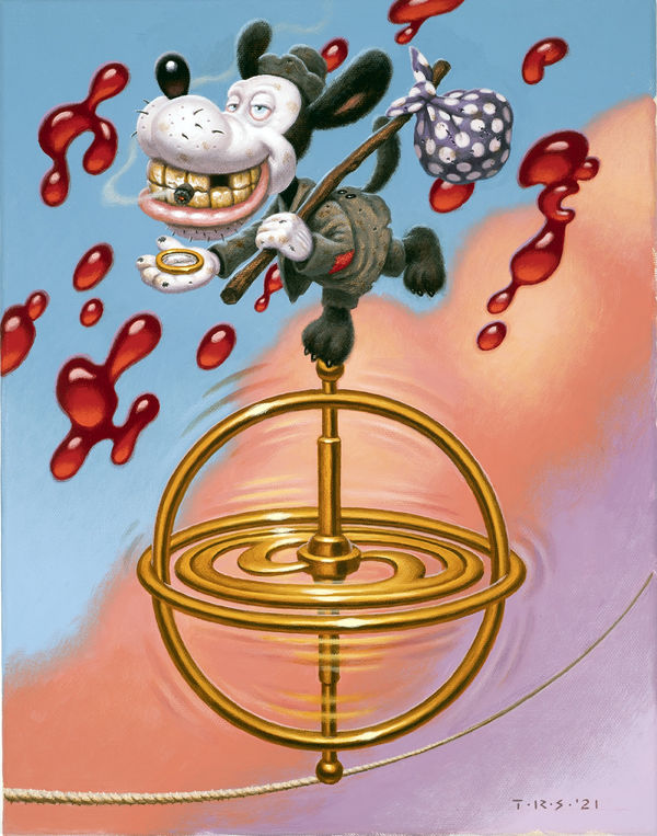 Todd Schorr, Disputable Balance (Click for details), 2021