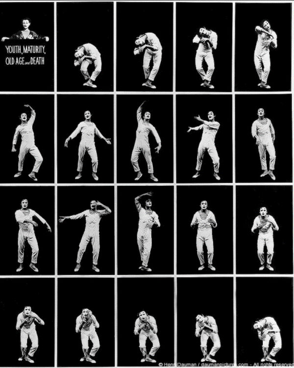 Henri Dauman, Marcel Marceau, Youth, Maturity, Old Age and Death