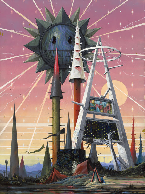 Jeff Soto, Lost Towers, SOLD, 2023