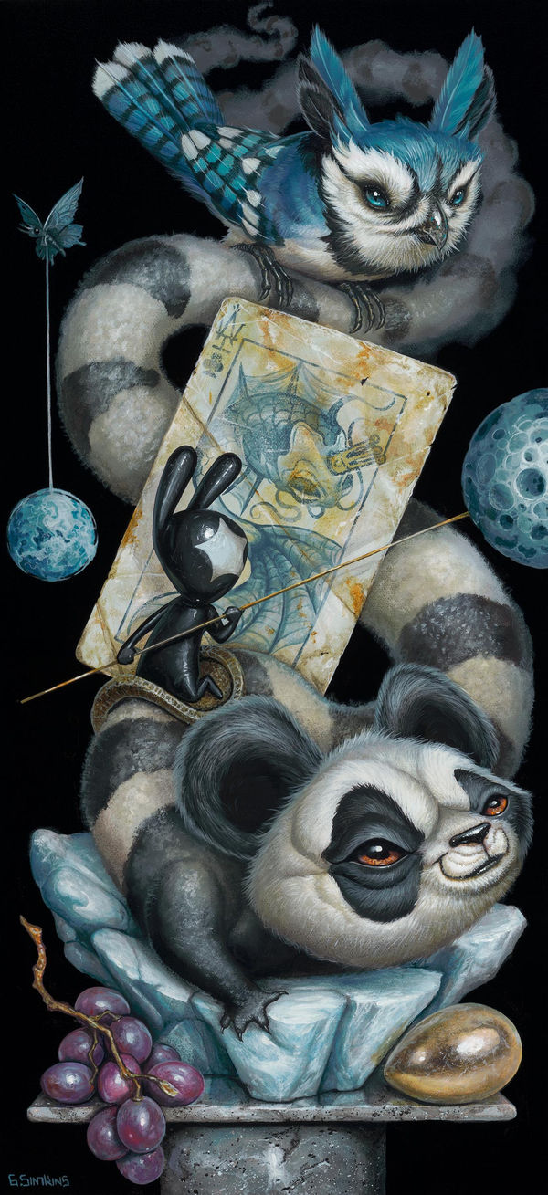 Greg Craola Simkins, Cardholder One, SOLD, 2023