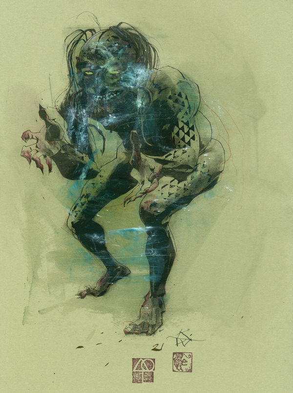 Kent Williams, THE GRATITUDE OF SAMEBITO (1) , 2021