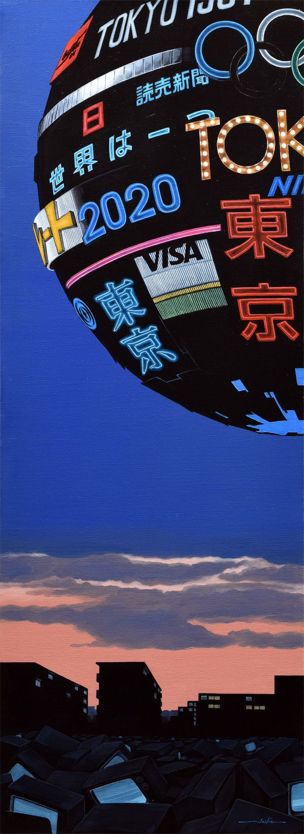 Masakatsu Sashie, Tokyo 2020, SOLD, 2020