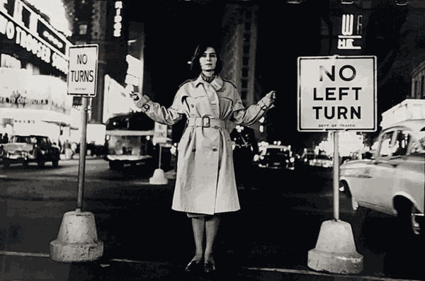 Henri Dauman, Juliette Mayniel in Times Square, NYC, 1959 (Click for details)