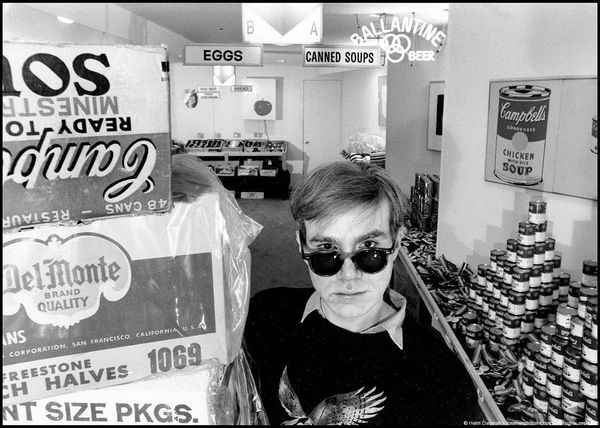 Henri Dauman, Andy Warhol, Pioneer of 'Supermarket" Pop Art, NYC, 1964