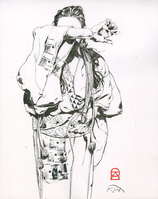 Kent Williams, Mujina - SOLD, 2021