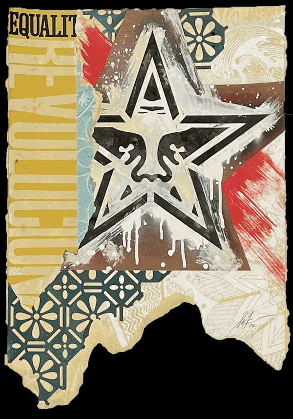 Shepard Fairey, Shepard Fairey Revolution Star, SOLD, 2022