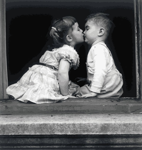 Henri Dauman, Martine & Philippe, NYC, 1958