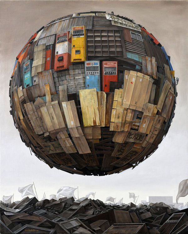 Masakatsu Sashie, Barricade II (click for details), 2023