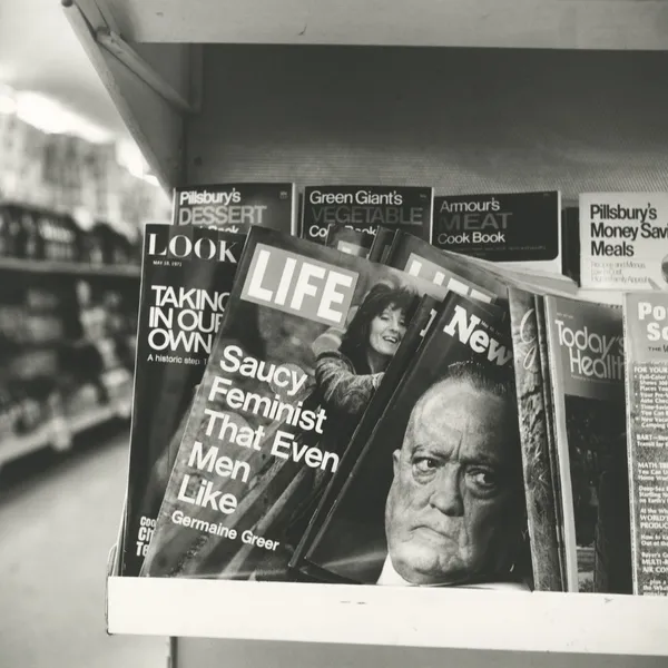Vivian Maier, 0129371, Untitled (Saucy Feminist), 1971