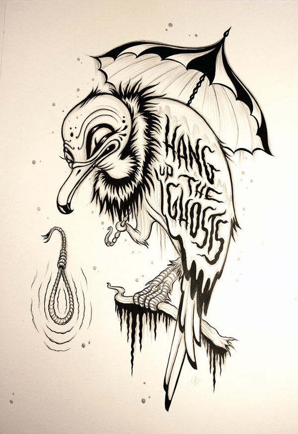 Camille Rose Garcia, Hang Up The Ghosts, 2016