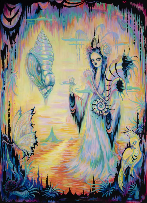 Camille Rose Garcia, Obsidian Butterfly Lmtd Edition Print, 2021