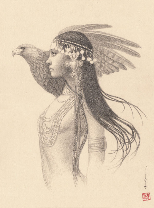 Chie Yoshii, Eagle Tamer (click for details)