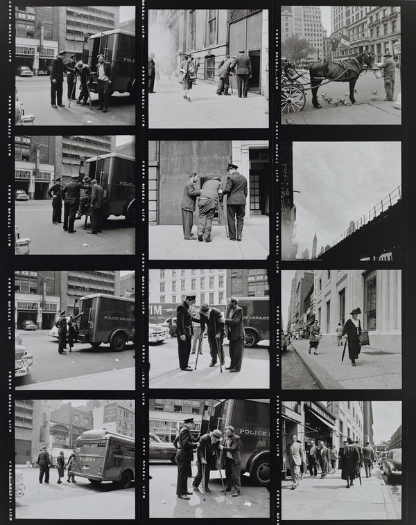 Vivian Maier, Contact Sheet 3 - VM1953W03396
