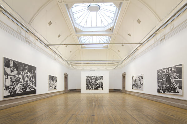 AVERY SINGER exhibition view, 6th Glasgow International Festival of Art, Glasgow, Scotland, 2014