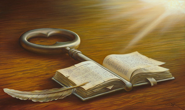 VLADIMIR KUSH UNVEILS HIS NEW PAINTING "KEY TO KNOWLEDGE"