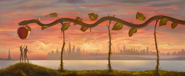Vladimir Kush Presents His New Painting "Big Apple"
