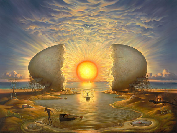 Vladimir Kush Presents His New Major Epic Compilation Painting "Sunrise"
