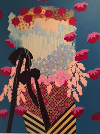 Ana Rodriguez, Untitled (Black bows) - 2017