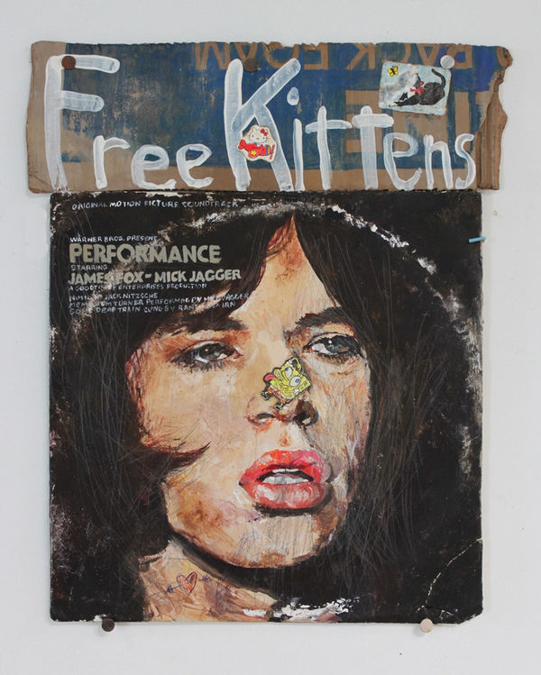 Kristen Morgin, Pretty Mick Jagger with Kittens, 2014