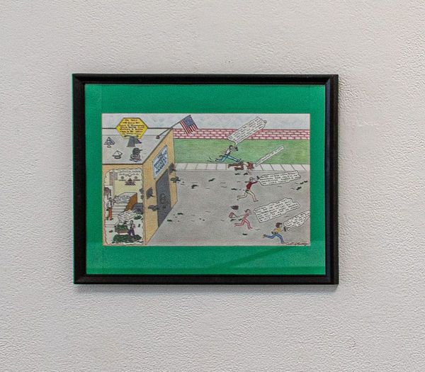 Curtis George, The Materialist Suckers Market, 2021