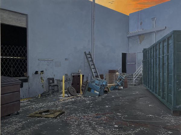 Jamie F. Adams, Crows at Sunset, 2022