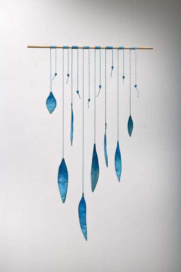 Beanie Kaman, Blue Leaves, 2022