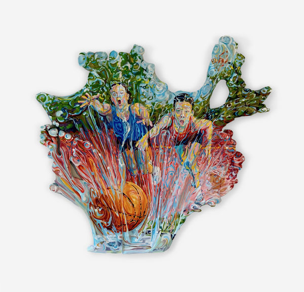 PAUL XAVIER RUTZ Small Forwards: Paintings of Girlhood in Basketball