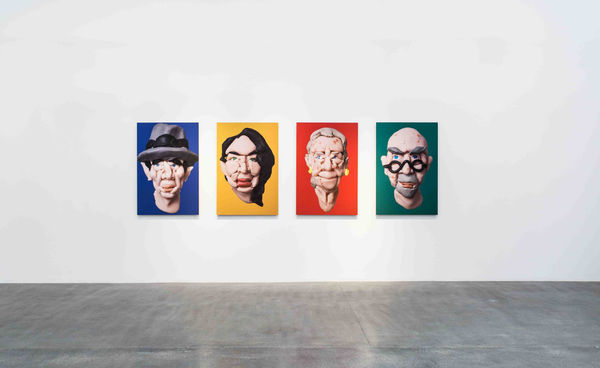 Hamra Abbas Artists Series, 2014 Installation view