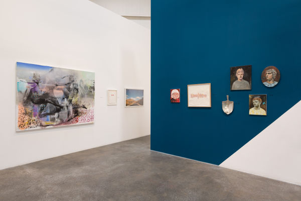 Installation view of the group exhibition Each Day An Artist.