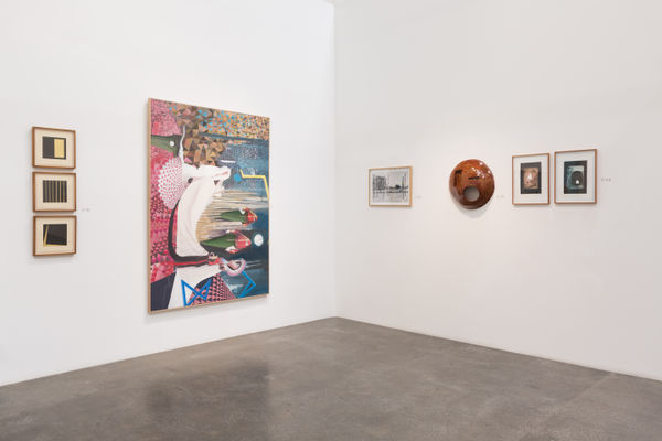 Installation view of the group exhibition Each Day An Artist.