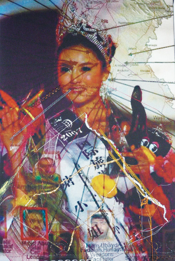 Farhad Ahrarnia Miss Iraq No 4 2008 09 Mixed Media 59 3 X 38 8 Cm Courtesy Lawrie Shabibi And The Artist