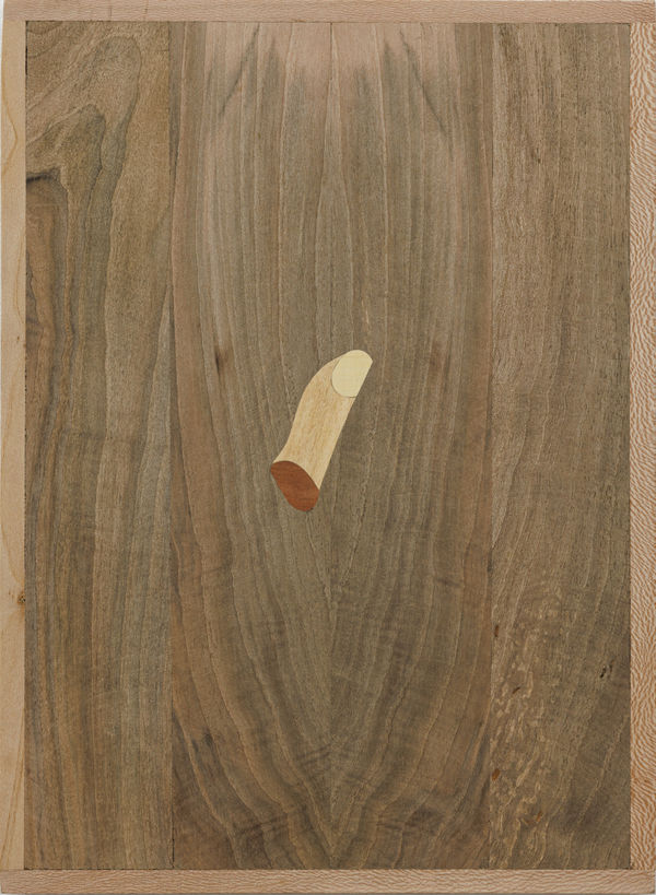 Farhad Ahrarnia My Finger, a Severed Thumb, no. 1, 2024 Variety of local wood indigenous to Pars region, Iran 37 x 27.2 x 2.5 cm