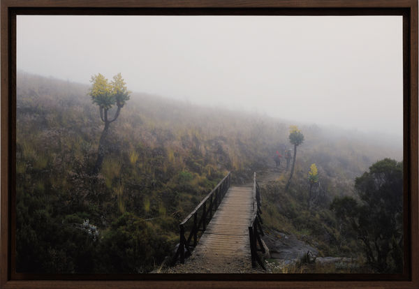 Omar Al Gurg Everyman's Mountain: Moorland – 002, 2021 Archival print on cotton rag mounted on Alucobond Framed: 56 x 81 x 4 cm 22 1/16 x 31 7/8 x 1 9/16 in Edition of 5 + 2 AP's