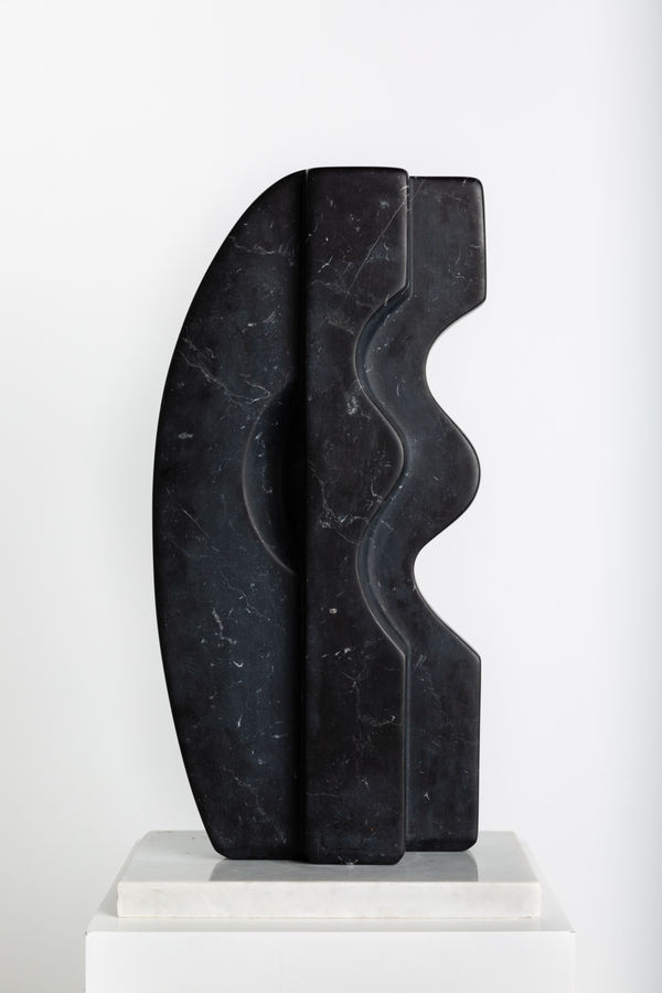Mona Saudi Rivers of Sadness, 2004 Black Marble 61 x 28 x 13 cm