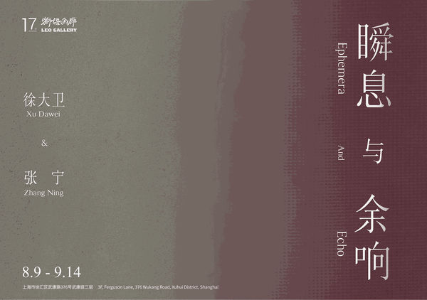 Leo Gallery Shanghai | Xu Dawei & Zhang Ning Dual Exhibition: Ephemera and Echo