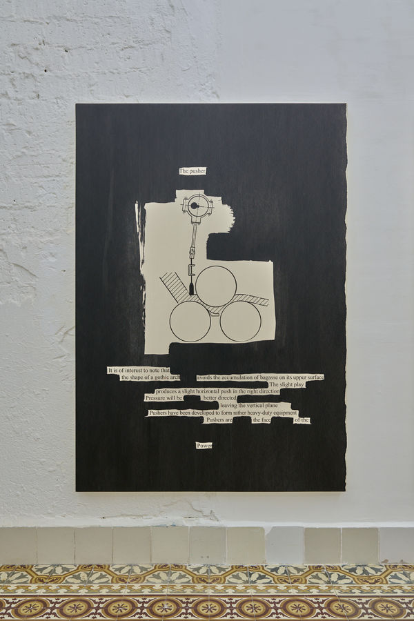 LUIS LÓPEZ-CHÁVEZ The pusher (from the series Las Contravenciones), 2019 oil on canvas 200 x 140 cm