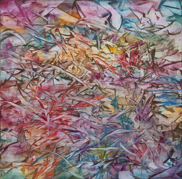 Naomi Lisiki Touc Of Time 2024 Oil On Canvas 32 X 32 Inch Crop