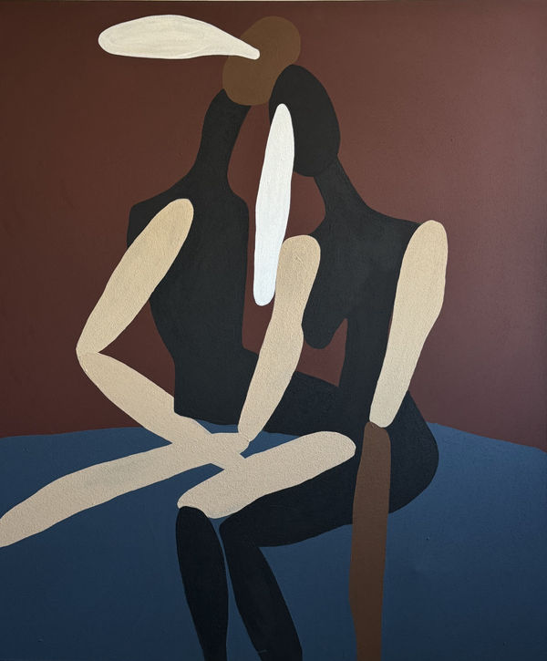 Wolf Lulama Untitled 2024 150X180Cm Acrylic And Sand On Canvas Crop