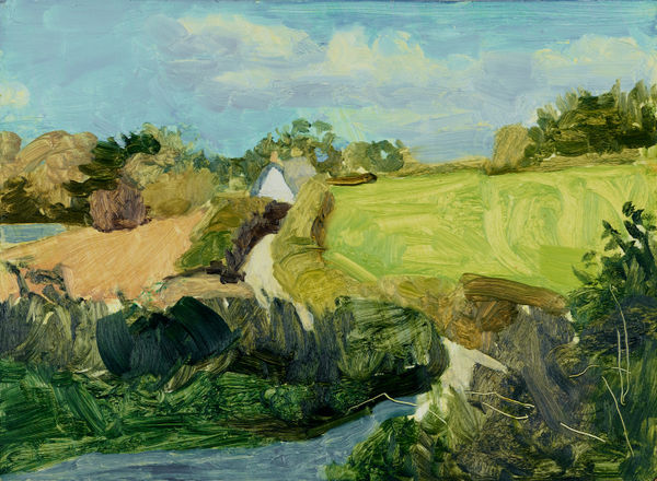 Henrietta Hoyer Millar, A Summer Day, 2022 Oil on board 15 x 20 cm