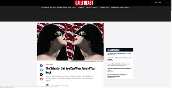 The Salvador Dalí You Can Wear Around Your Neck